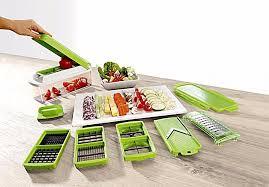 Kit 4x Cortador e Fatiador Legumes, Frutas e Verduras - Nice Dicer